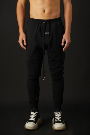Pantalon Tagli Bastonetto de culoare neagra fabricat din bumbac